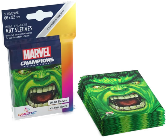 Gamegenic: Marvel Champions Art Sleeves: Hulk