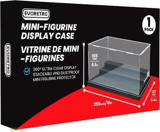 Evoretro Acrylic Display Case for mini figures Small