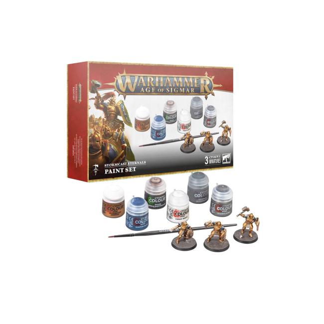 Warhamme Age of Sigmar: Stormcast Eternals Paints Set