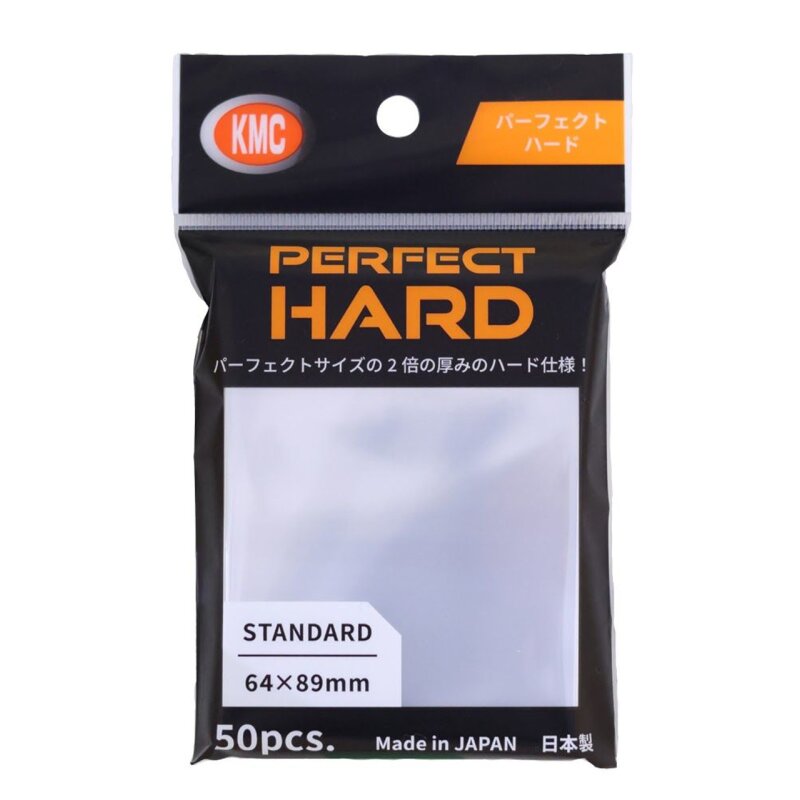 KCM Standard Sleeves - Perfect Hard (50 Sleeves)