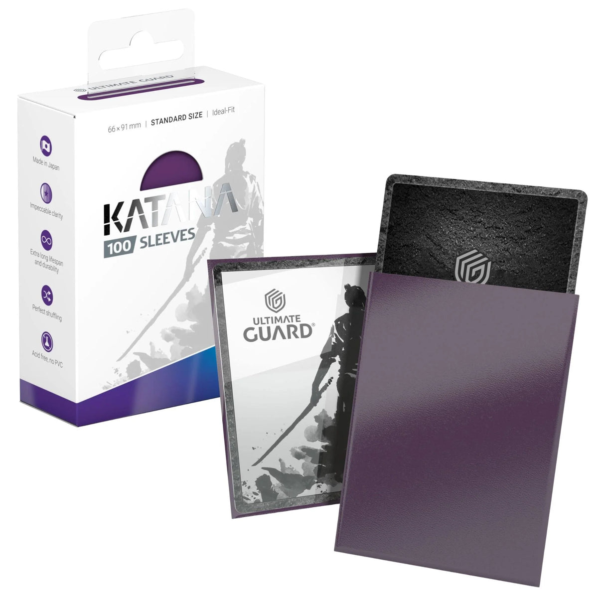 Ultimate Guard: Katana Sleeves Standard Size (100): Iris Bloom