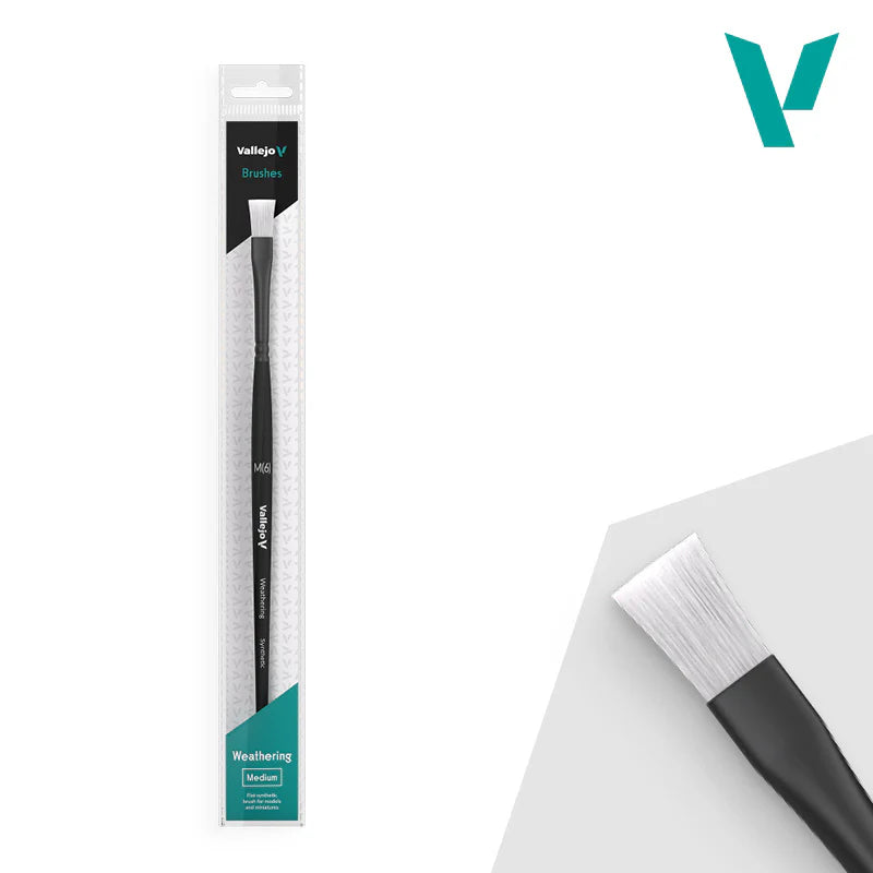 Vallejo: Flat Brush / Weathering: Medium