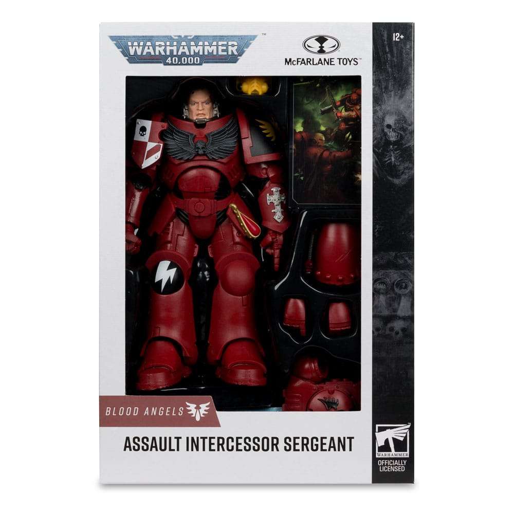 Warhammer 40,000 Action Figure Assault Intercessor Sergeant (Blood Angel) 18 cm