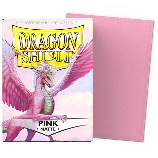 Dragon Shield Sleeves: Pink Matte