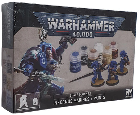Warhammer 40 000 Infernus Marines + Paints