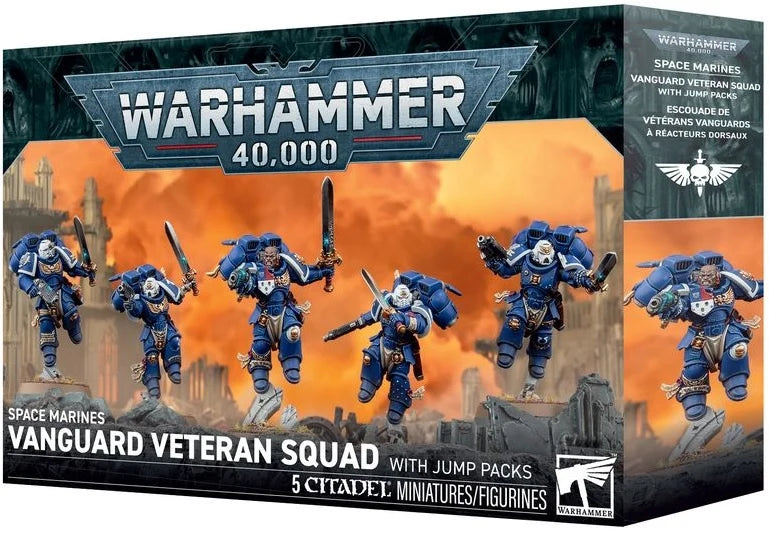 Warhammer 40 000: Space Marines: Vanguard Veteran Squad with Jump Packs