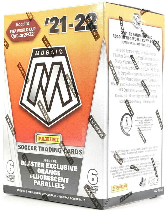 2021-22 Panini Mosaic Road to Fifa World Cup Soccer Blaster