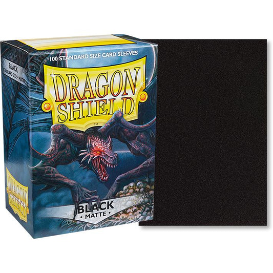 Dragon Shield Sleeves: Black Matte