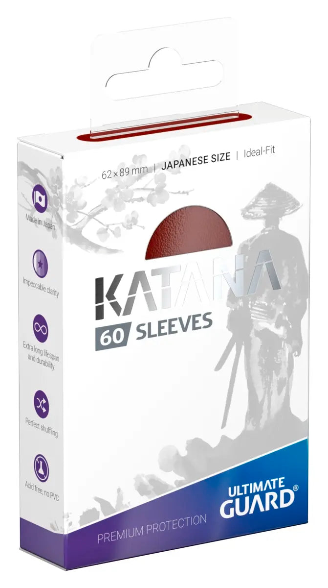 Ultimate Guard: Katana Sleeves Japanese Size (60) - Red