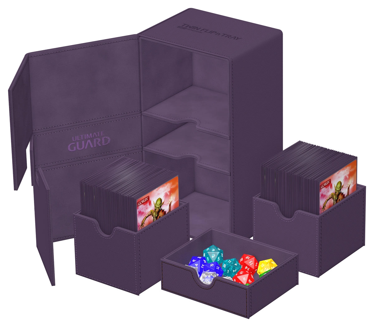 Ultimate Guard: Twin Flip'n'Tray 200+ Xenoskin - Purple