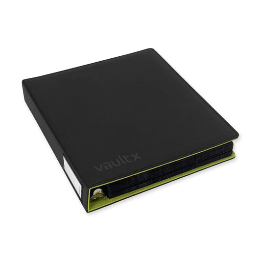 Vault X Slim Exo-Tec® Ring Binder - Black / Electric Green