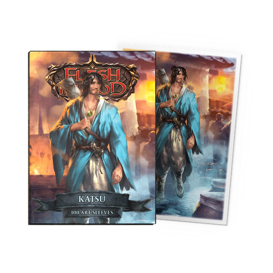 Dragon Shield Flesh and Blood License Standard Art Sleeves: Katsu, Wanderer (100 Sleeves)
