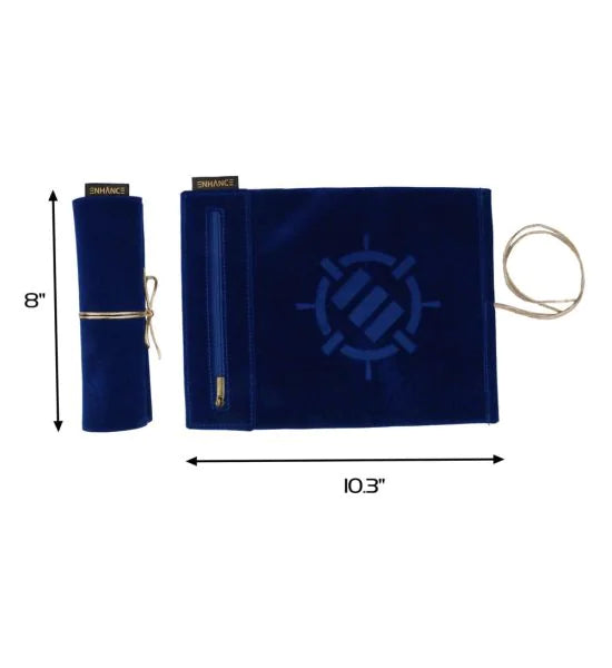 ENHANCE Tabletop Roll on a Scroll™ Dice & Rolling Mat: Blue