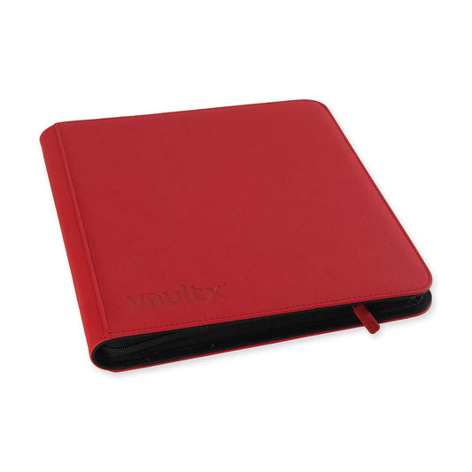 Vault X 12-Pocket Exo-Tec® Zip Binder XL  - Fire Red