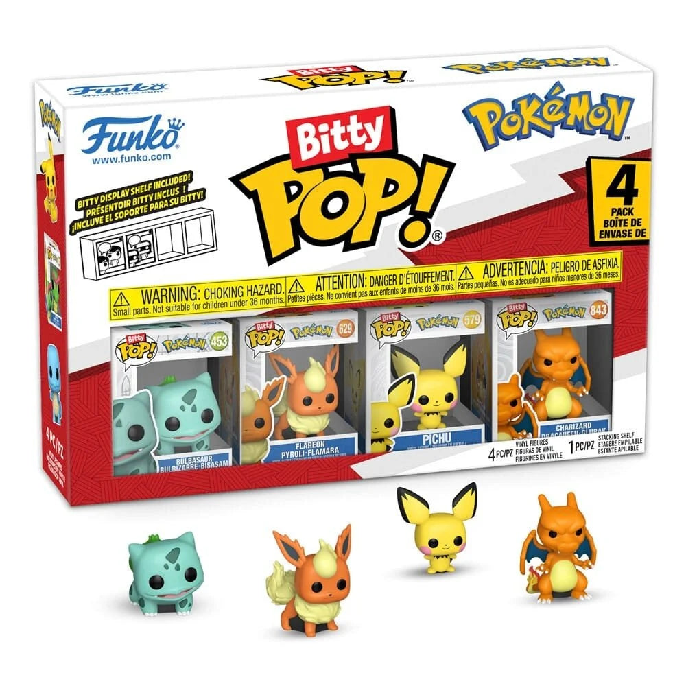 Pokémon Bitty POP! Vinyl Figure 4-Pack Series 3 2 cm