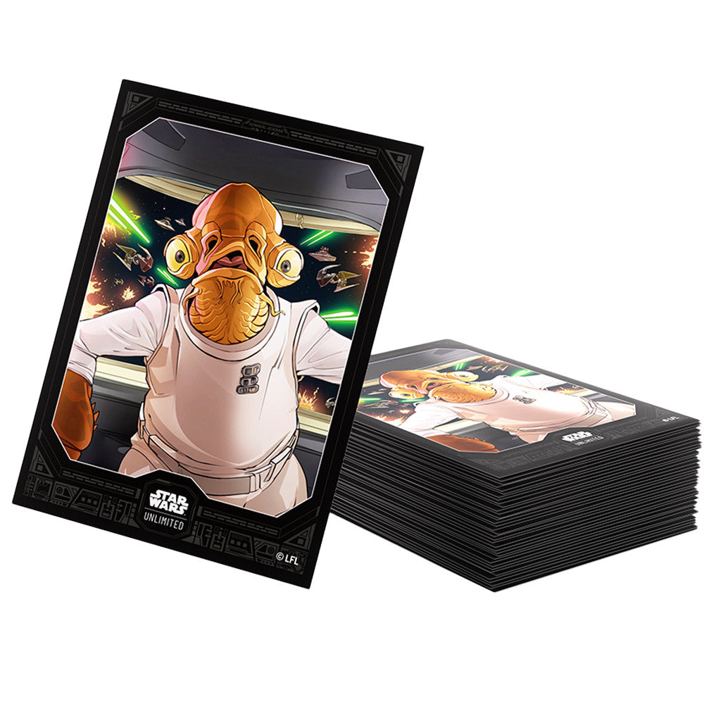 Gamegenic - Star Wars: Unlimited Art Sleeves - Admiral Ackbar