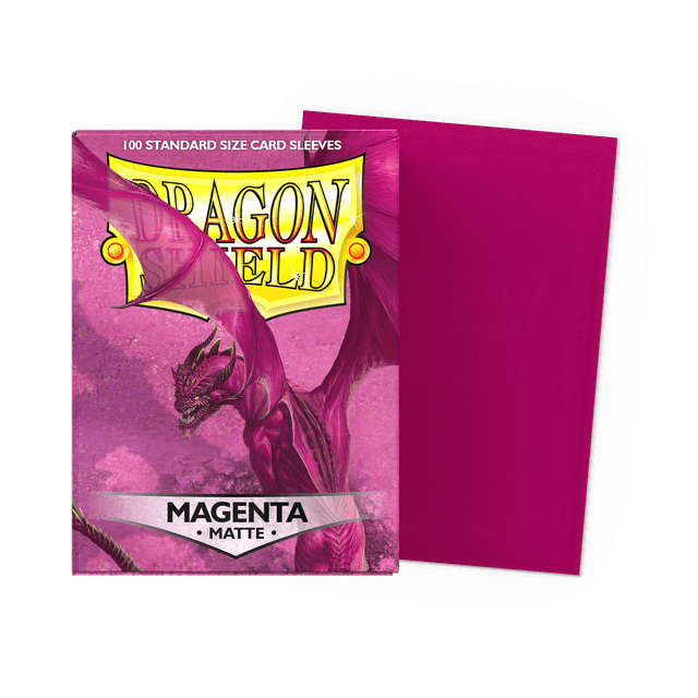 Dragon Shield Sleeves Magenta Matte
