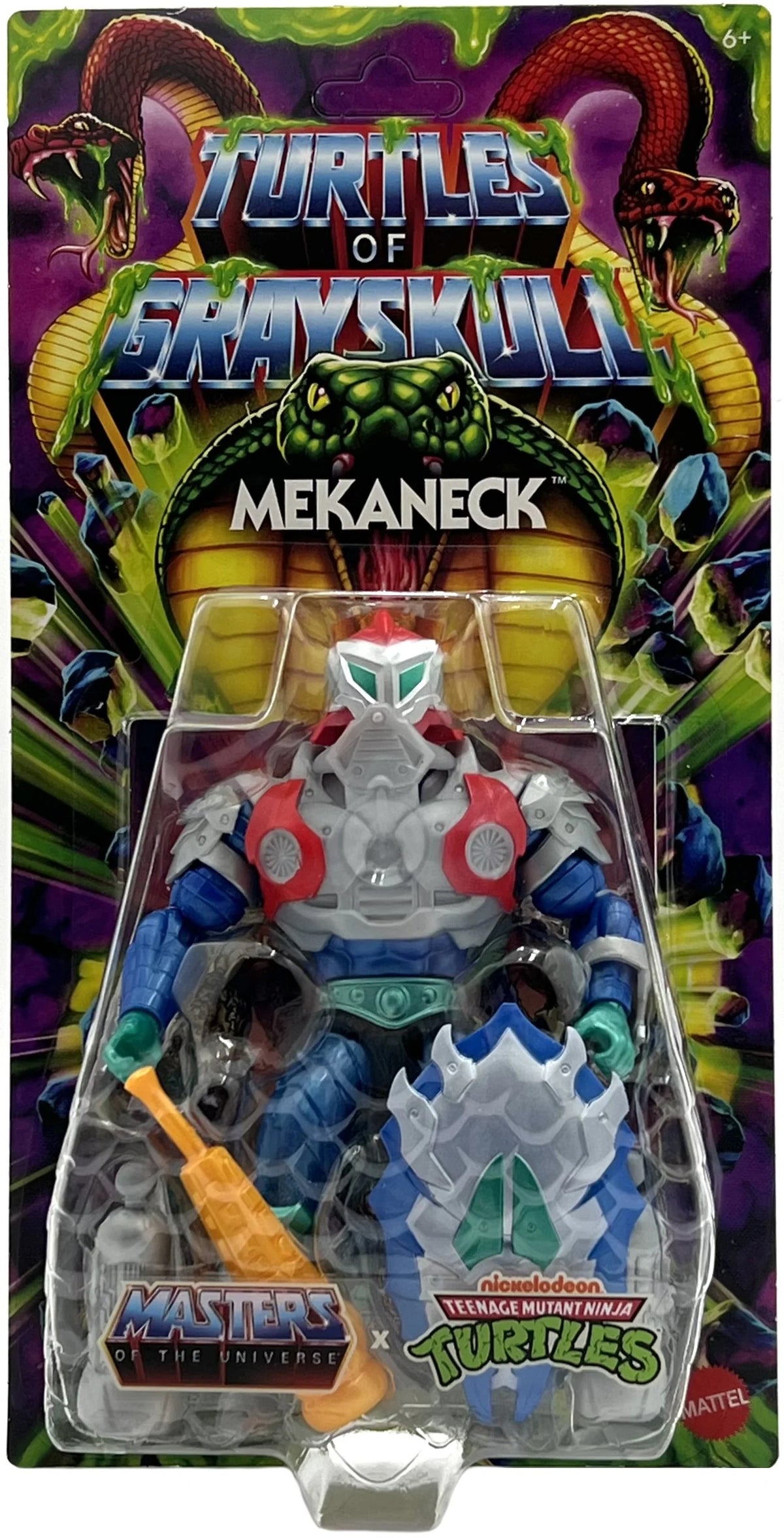 MOTU x TMNT: Turtles of Grayskull Action Figure Mekaneck 14 cm