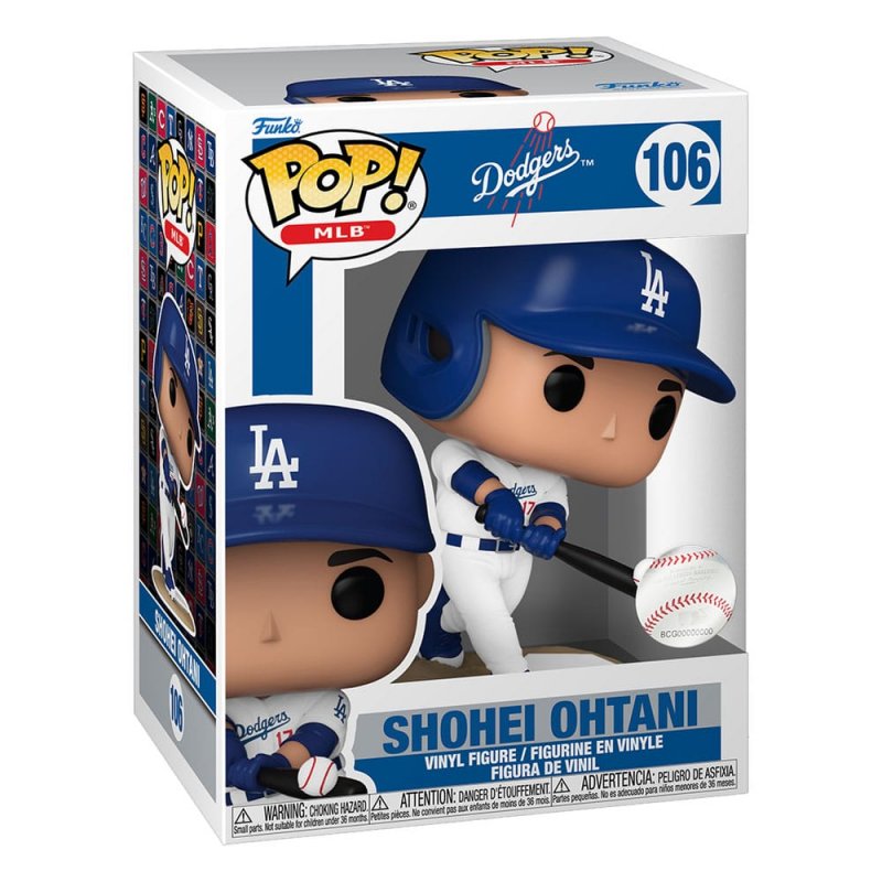 MLB POP! Shohei Ohtani LA Dodgers (Home Jersey) 9 cm