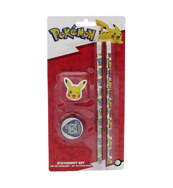 Pokémon stationery set 4 pieces