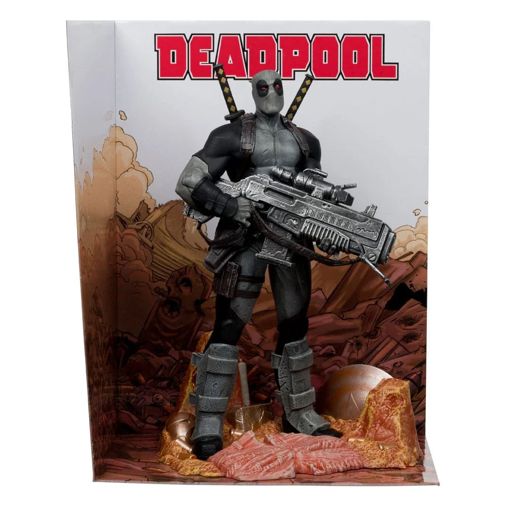 Marvel Collection PVC Statue 1/6 Deadpool (Deadpool #1)(Grey Suit Chase) 27 cm